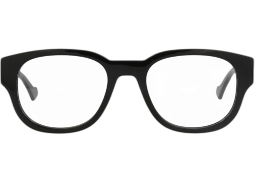 Gucci Round Frame Recycled Acetate Acetate Optical Frames GG1429O-30014480-001 Black Black Transparent