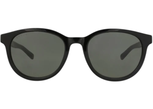 Gucci Round Frame Recycled Acetate Sunglasses GG1674SK-30015465-001 Black Black Grey