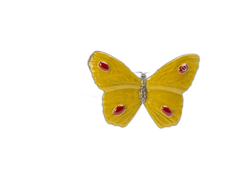 Gucci Linea Totem Web Butterfly Small White