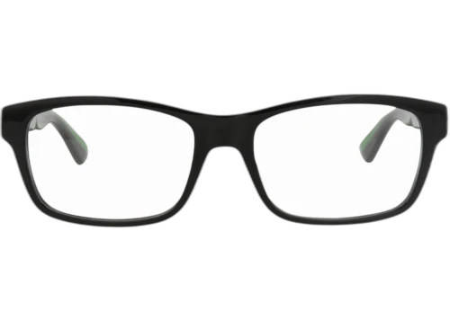 Gucci Square Frame Acetate Optical Frames GG0006ON-30013213-006 Black Green Transparent