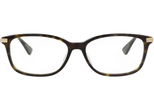 Gucci Square Frame Acetate Optical Frames GG0759OA-30008934-002 Havana Gold Transparent