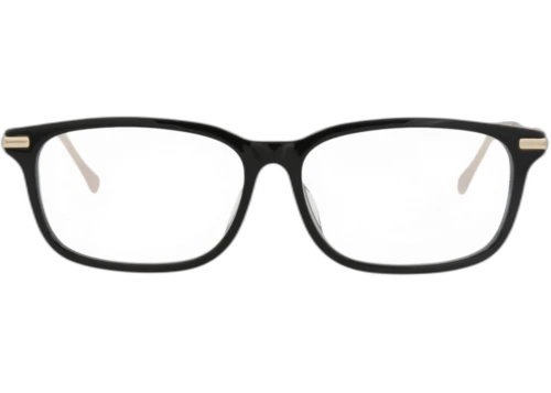 Gucci Square Frame Acetate Optical Frames GG0886OA-30010345-001 Black Gold Transparent