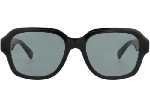 Gucci Square Frame Acetate Sunglasses GG1174S-30013421-001 Black Black Smoke