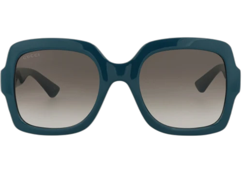 Gucci Square Frame Acetate Sunglasses GG1337S-30013884-004 Blue Blue Brown