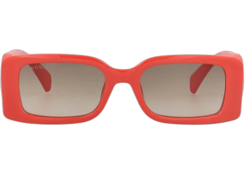 Gucci Square Frame Injection Sunglasses GG1325S-30013843-005 Red Red Brown