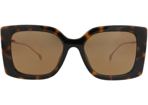Gucci Square Frame Injection Sunglasses GG1567SA-30014907-002 Havana Gold Brown