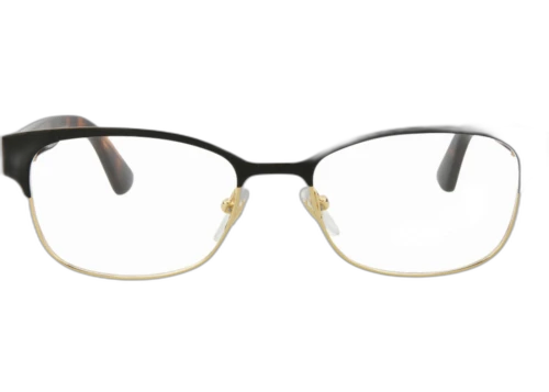 Gucci Square Frame Metal Optical Frames GG0751O-30008892-002 Black Havana Transparent