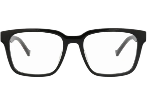 Gucci Square Frame Recycled Acetate Optical Frames GG1306OA-30013926-003 Black Havana Transparent