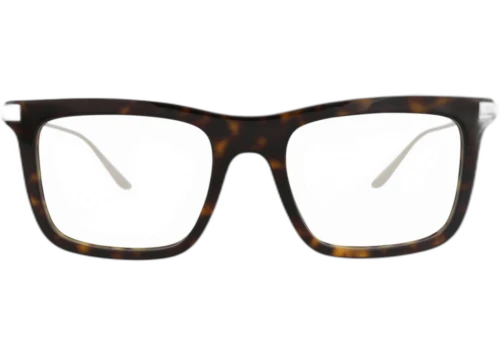 Gucci Square Frame Recycled Acetate Optical Frames GG1438O-30014440-002 Havana Silver Transparent