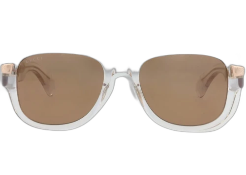 Gucci Square Frame Recycled Acetate Sunglasses GG1517S-30014794-004 Crystal Crystal Brown