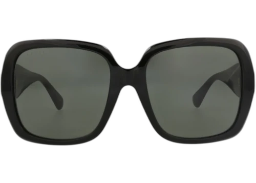 Gucci Square Frame Recycled Acetate Sunglasses GG1629SA-30014957-001 Black Black Grey