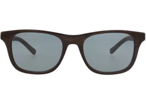 Gucci Square Frame Recycled Acetate Sunglasses GG1671S-30015460-007 Brown Brown Grey