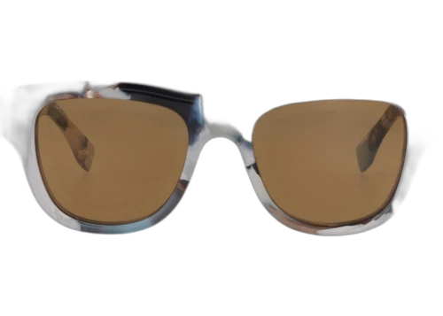 Gucci Square Frame Recycled Acetate Sunglasses GG1750S-30015525-002 Grey Grey Brown