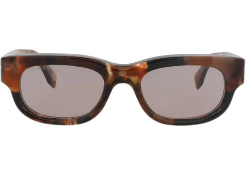 Gucci Square Frame Recycled Acetate Sunglasses GG1910S-30016073-002 Brown Brown Brown
