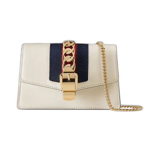 Gucci Sylvie Chain Mini White