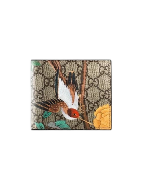 Gucci Wallet GG Supreme Tian Beige/Ebony