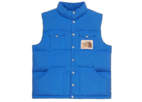 Gucci x The North Face Down Vest Blue