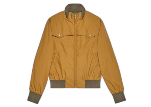 Gucci x The North Face Light Nylon Bomber Gold