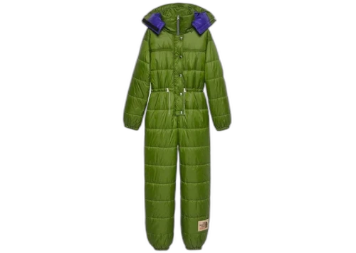 Gucci x The North Face Nylon Jumpsuit Green