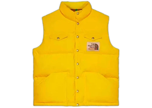 Gucci x The North Face Nylon Vest Yellow