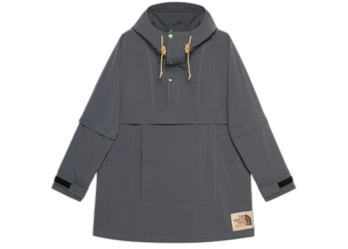 Gucci x The North Face Nylon Windbreaker Gray