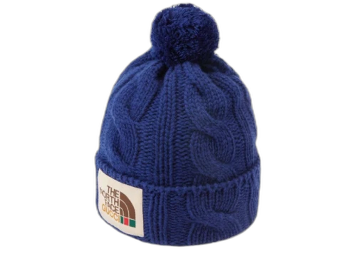 Gucci x The North Face Wool Hat Blue