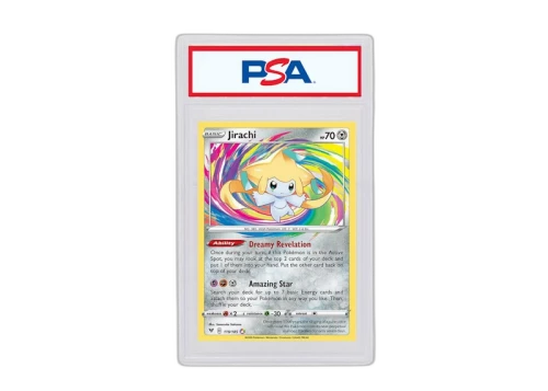 Jirachi 2020 Pokémon Sword & Shield Vivid Voltage Amazing Rare #119/185 (PSA or BGS Graded)