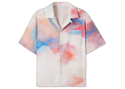 John Elliott Birds Eye Camp Shirt Multicolor