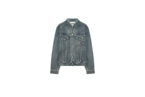 John Elliott Thumper Jacket Distressed Blue