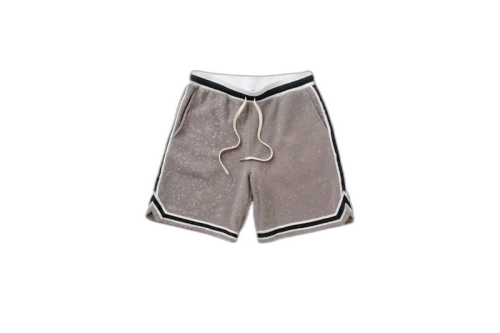 John Elliott Wool Game Shorts Moss Grey