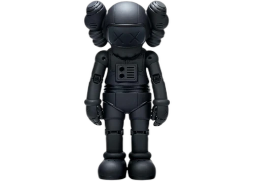 KAWS Robot Companion Vinyl Figure Matte Black