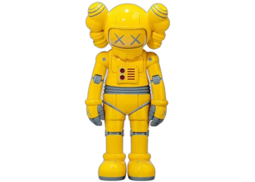 KAWS Robot Companion Vinyl Figure Yellow