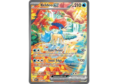 Keldeo Ex 2025 Pokémon Scarlet & Violet White Flare 167/086 Ungraded
