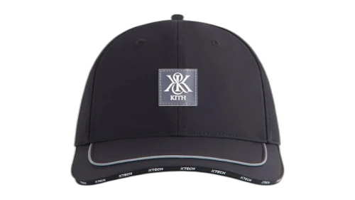 Kith 4-Way Stretch Pieced Aaron Classic Cap Black