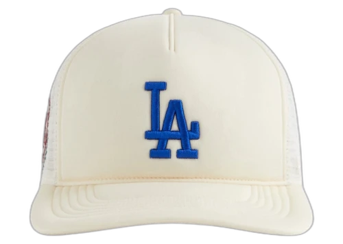 Kith 47 Los Angeles Dodgers Hitch Foam Trucker Hat Sandrift