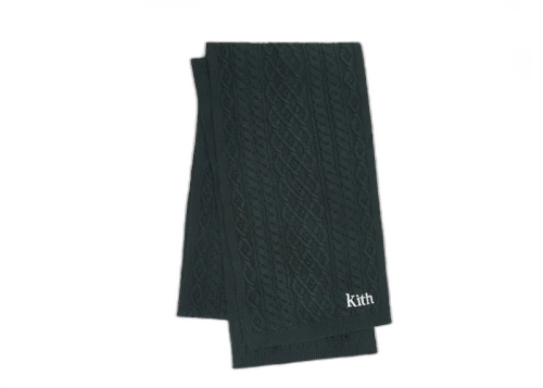 Kith Abingdon Cable Scarf Scarab