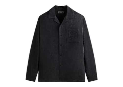 Kith Adonis Camp Collar Shirt Black
