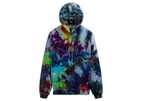 Kith Advisory Board Crystals Tie Dye Hoodie Blue
