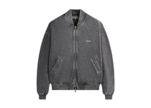 Kith Antique Wash Avery Bomber Jacket Black
