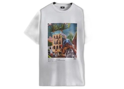 Kith Artist Series Madjeen Isaac Gallery Tee White
