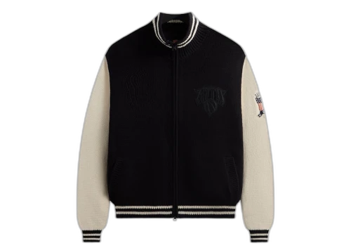 Kith Avirex The New York Knicks Wyona Full Zip Sweater Black