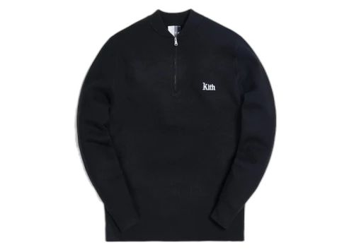 Kith Bayard Quarter Zip Black