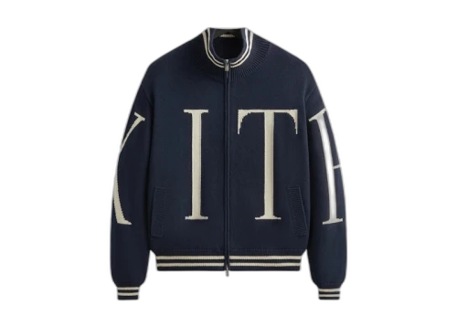Kith Big Letter New York Wyona Full Zip Sweater Nocturnal