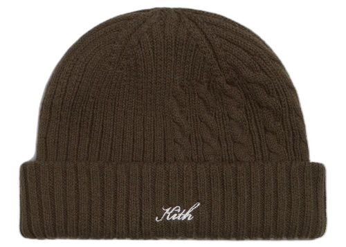 Kith Blocked Cable Beanie Cypress