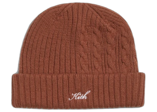 Kith Blocked Cable Beanie Harvest
