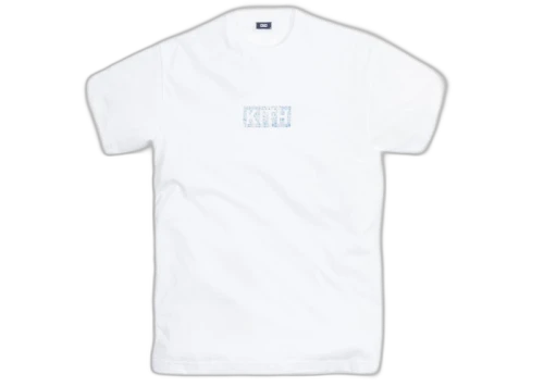 Kith Blue Tile Classic Logo Tee White