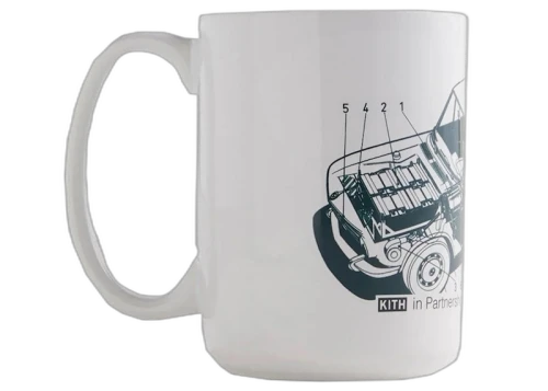 Kith BMW Car Sketch Mug White