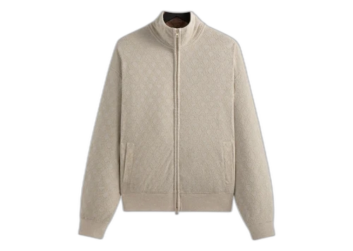 Kith Bonded Fleece Wyona Full Zip Sandy Heather