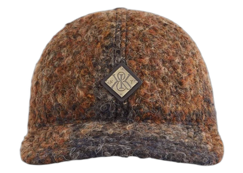 Kith Boucle Check Suede Brim Aaron Cap Kindling