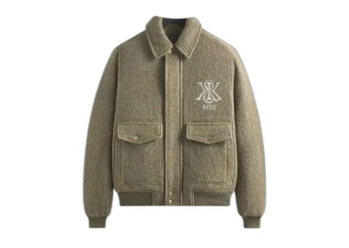 Kith Boucle Hawthorne Flight Jacket Palomino